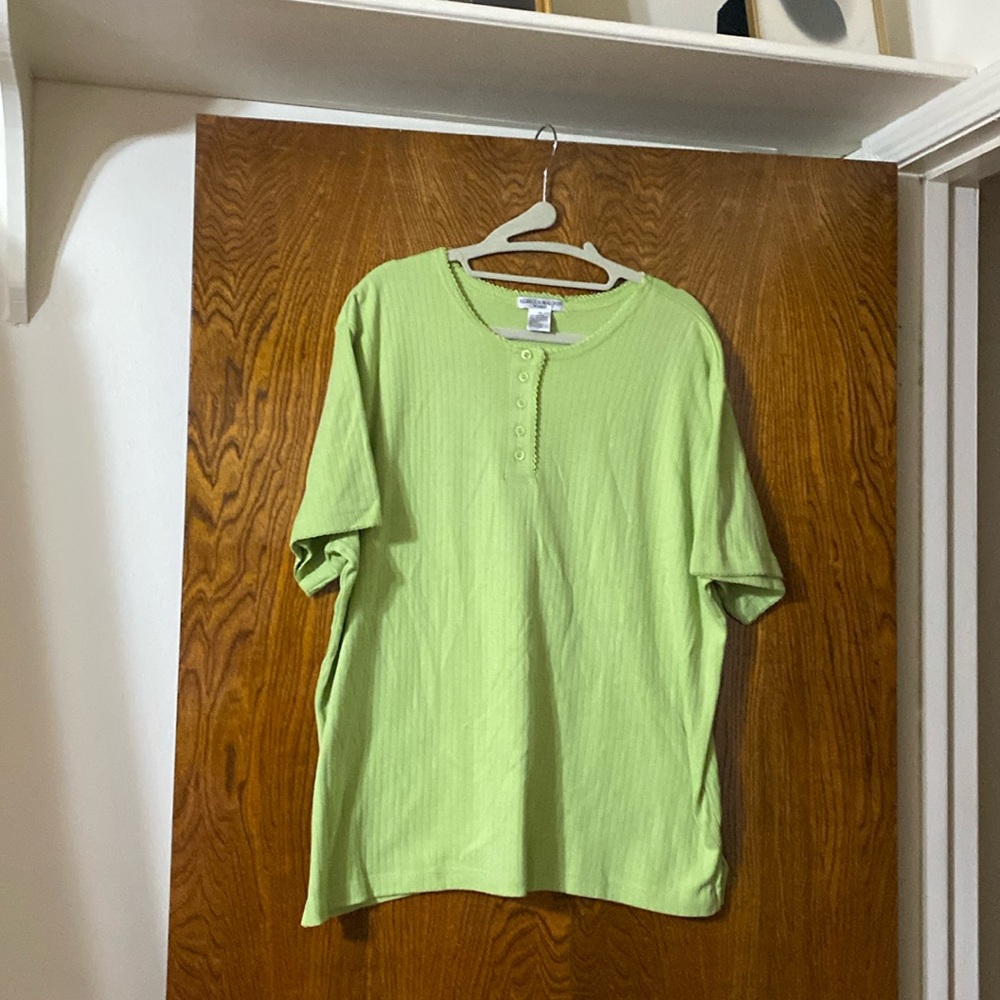 Rebecca Malone / green top / Size 1X